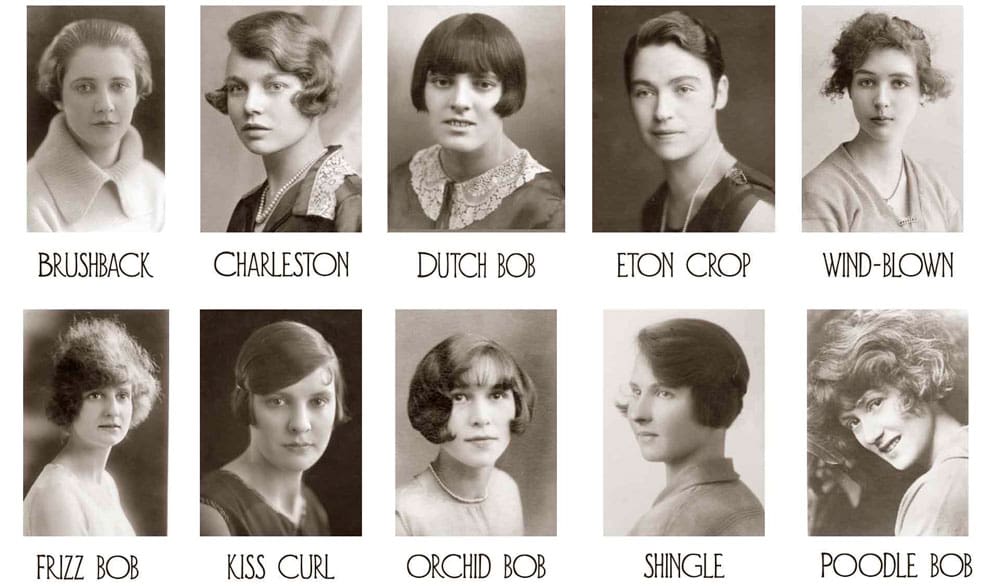 Модные прически 1920-х годов