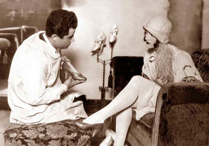 Сальваторе Феррагамо и Джоан Кроуфорд, 1928 год