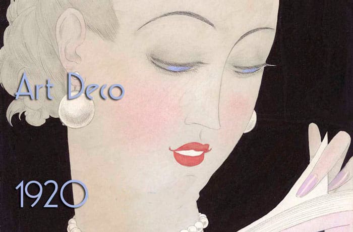 В стиле Art Deco, Georges Lepape для Vogue 1926 год