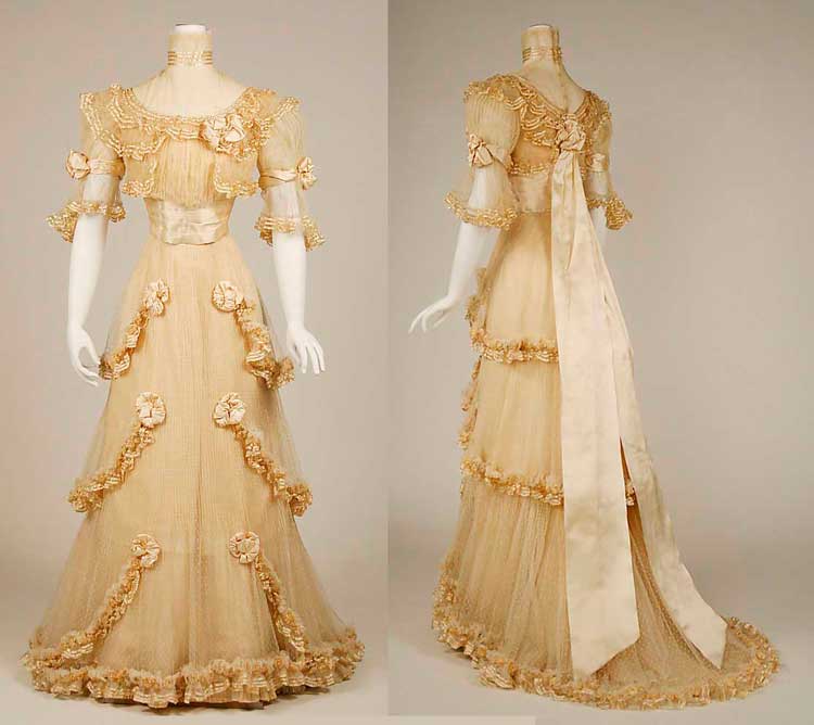 Вечернее платье от Жака Дусе, 1906 год