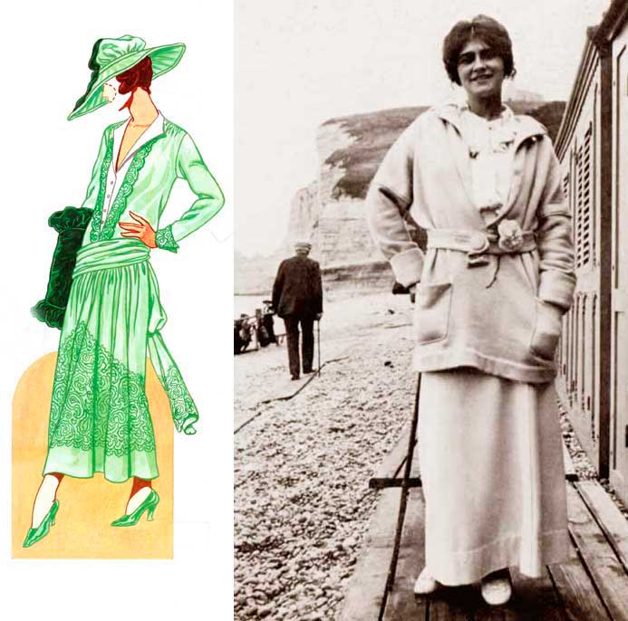 стильное платье от Chanel 1916 года