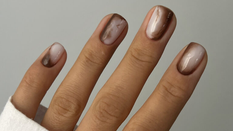 16 маникюров в бежево коричневых оттенках, которые одобрила моя мама