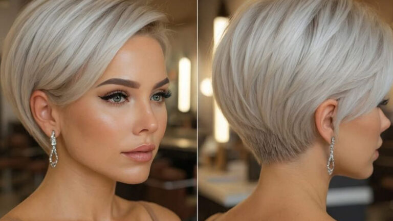 17 свежих стрижек до подбородка и с косой челкой, для современной женщины