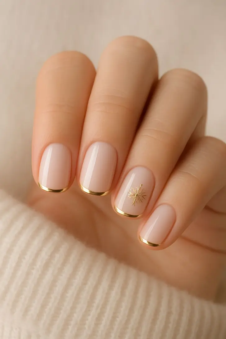 Золотой френч и снежинка