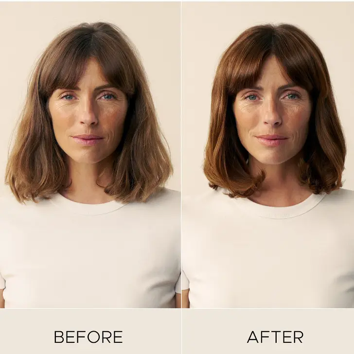 Легкая освежающая прическа с челкой шторкой