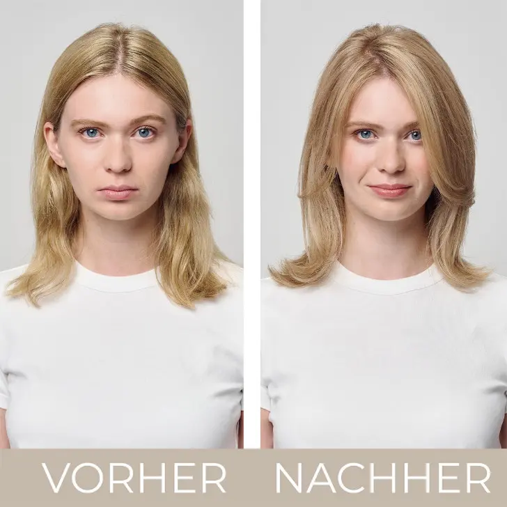 Лестная прическа с длинной косой челкой и кончиками наружу