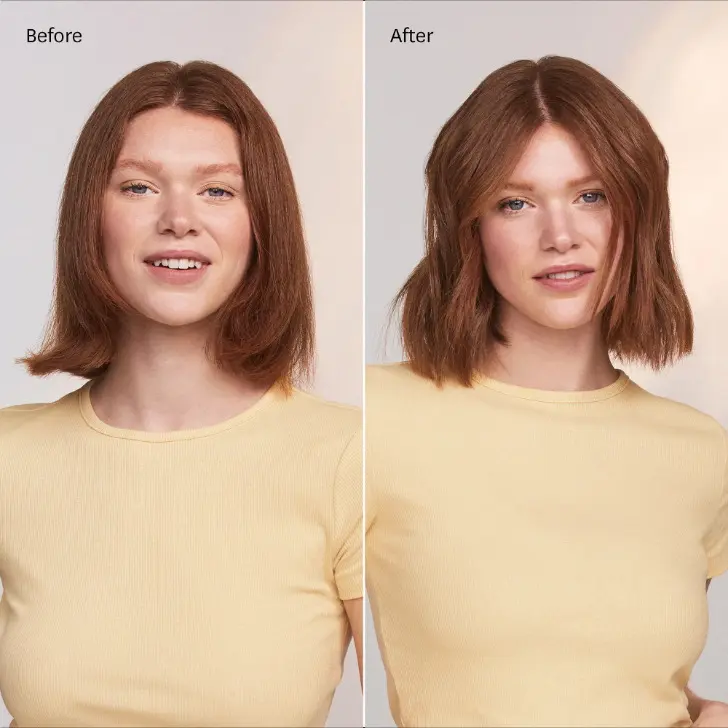 Освежающая прическа с пышными кончиками и изящным обрамлением лица